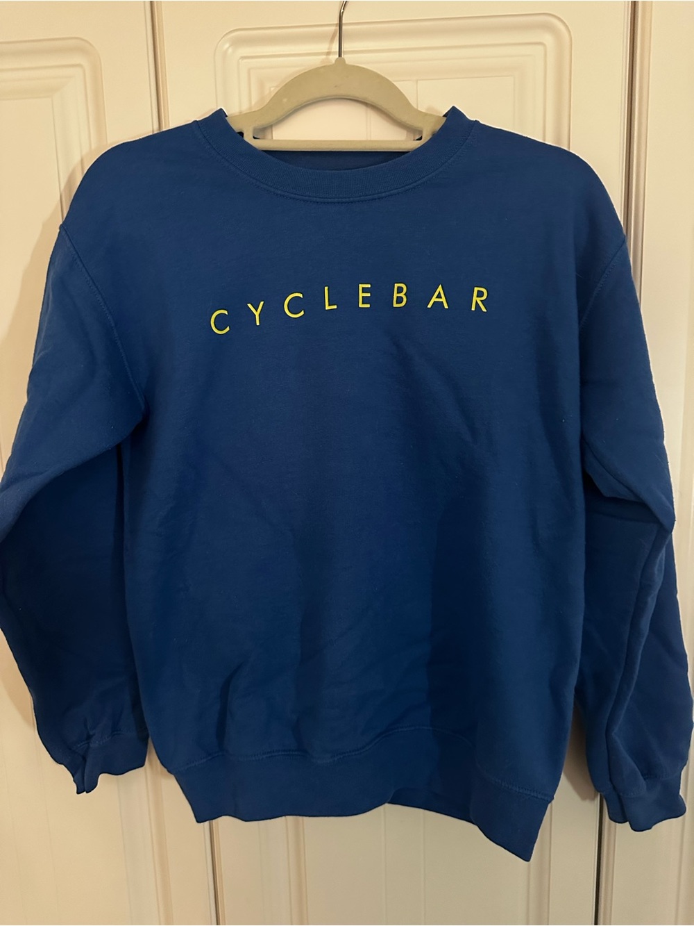 Cyclebar Blue Crewneck Sweatshirt